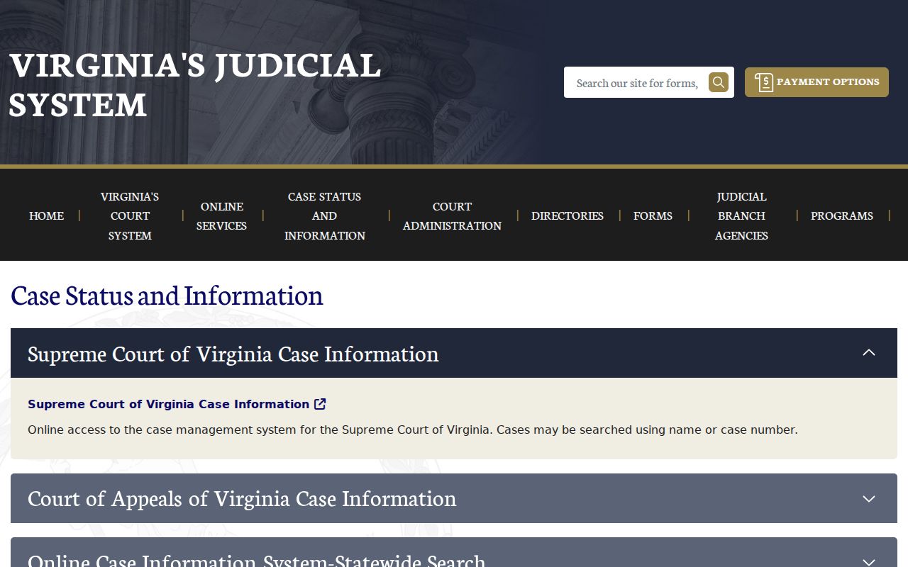 Manassas residents directory Virginia court case information route