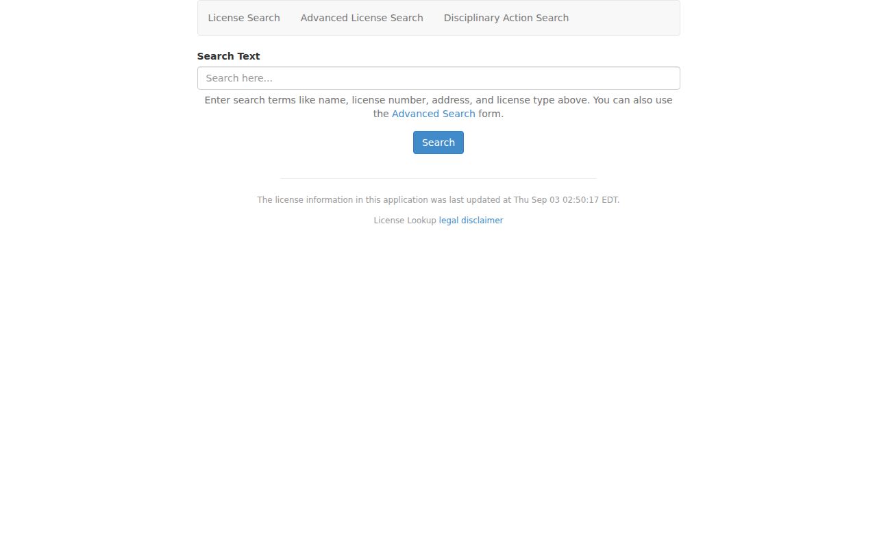 Manassas residents directory Virginia professional license lookup