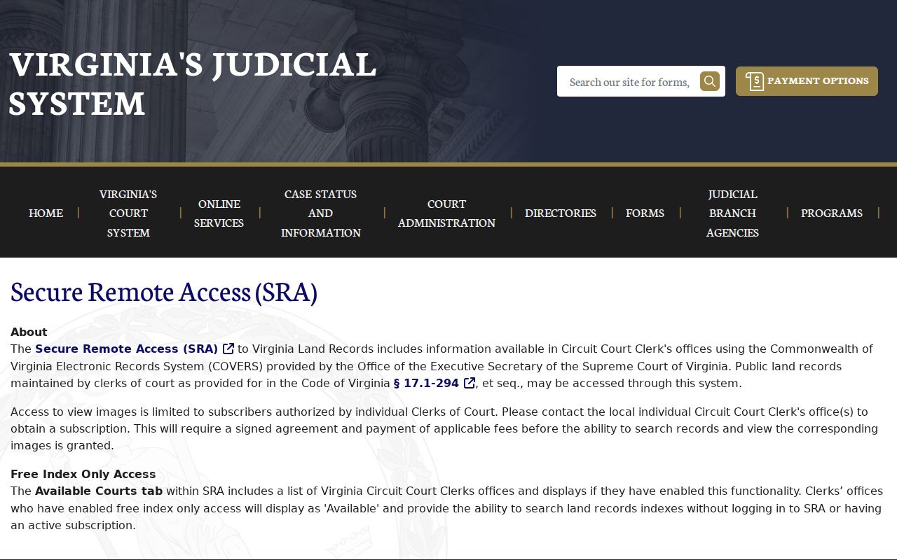 Manassas previous residents Virginia Secure Remote Access land records
